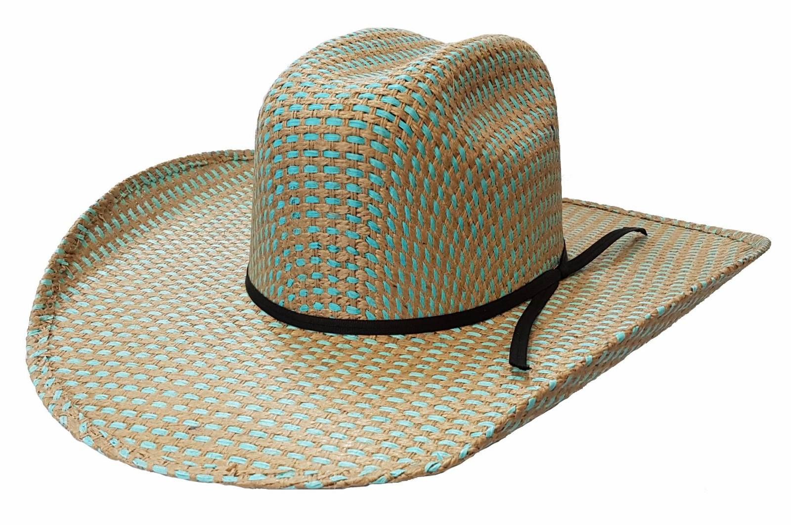 Rodeo King Rio Straw Hat, Turquoise | Free Shipping