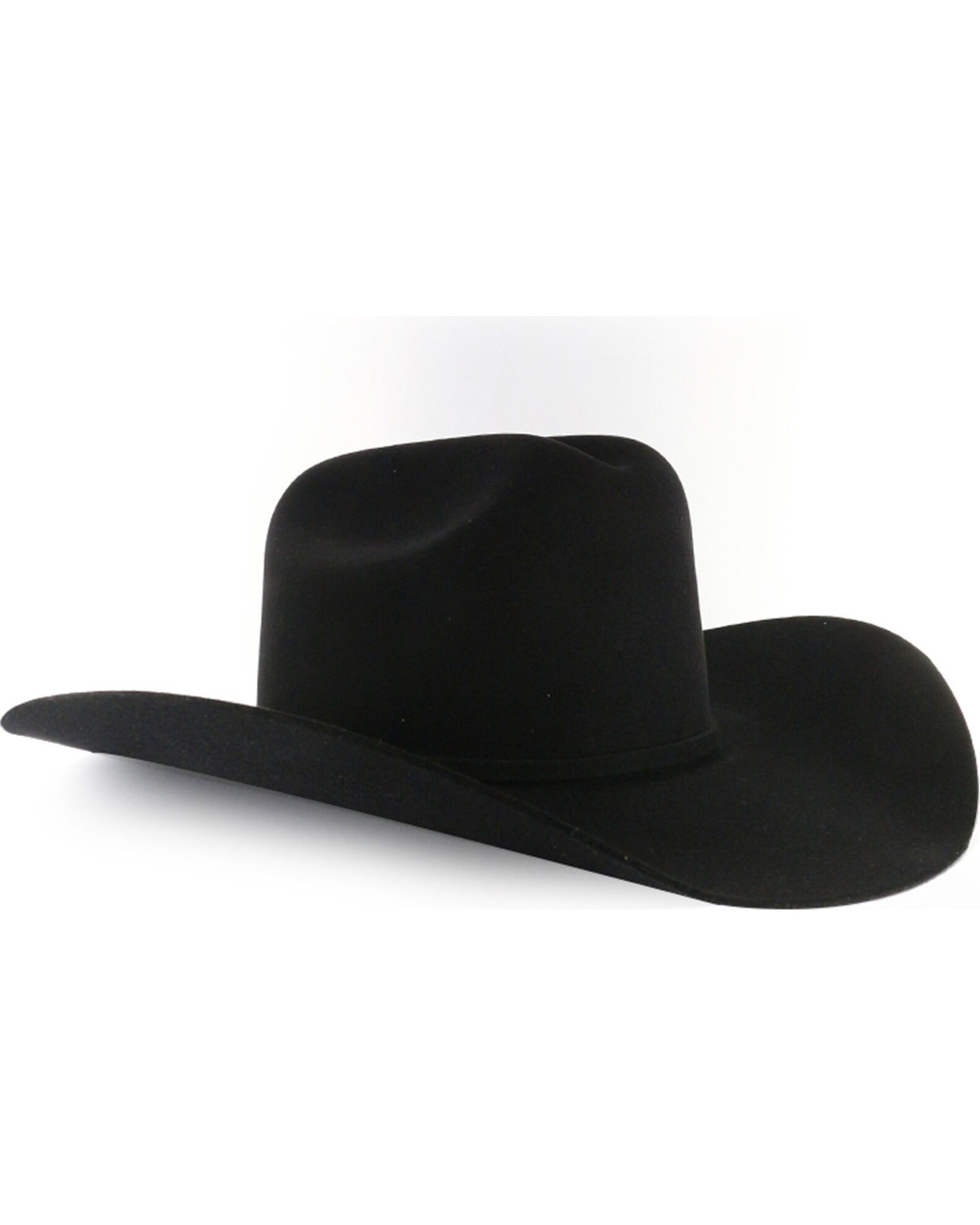 Rodeo King Low Rodeo 7X Felt Cowboy Hat-Black | Free Shipping