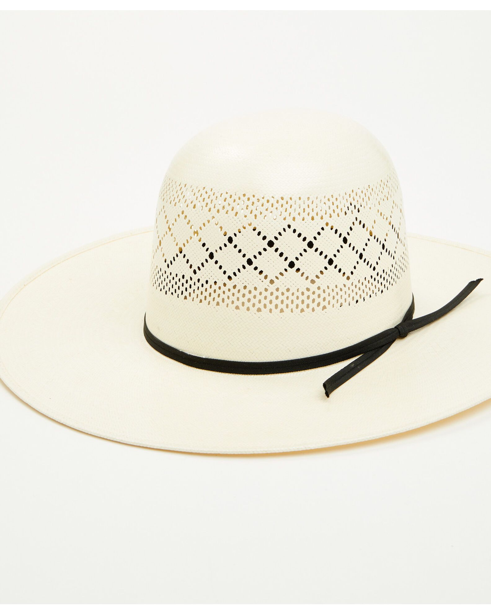 Rodeo King 25X Double Diamond Open Crown Straw Cowboy Hat-Natural | Free Shipping